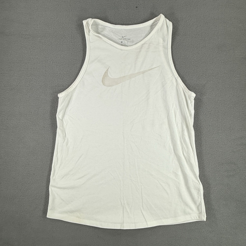 Nike Tank Top Size Small White The Nike Tee Athletic Cut